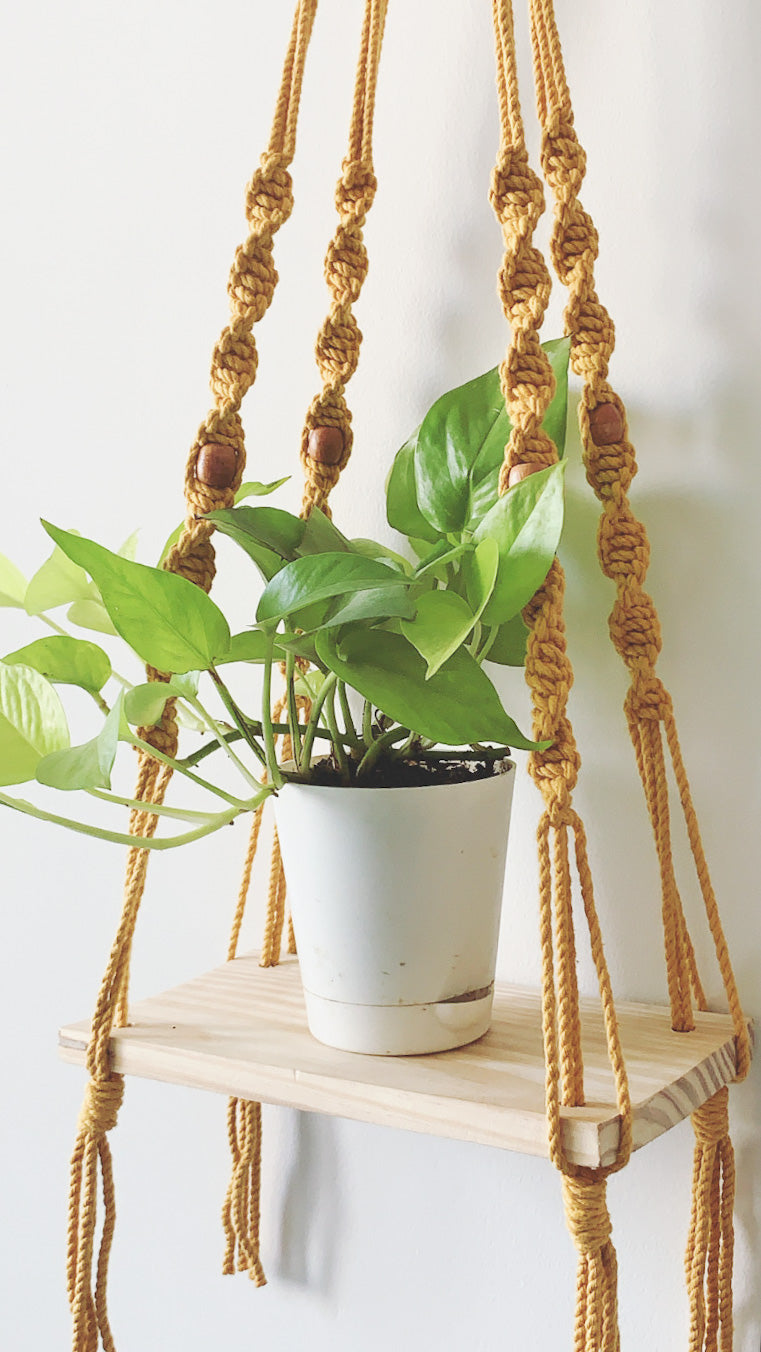 Macrame Hanging Shelf