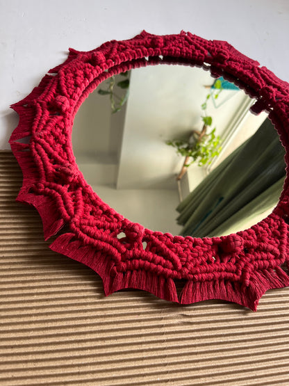 Mandala Macrame Mirror