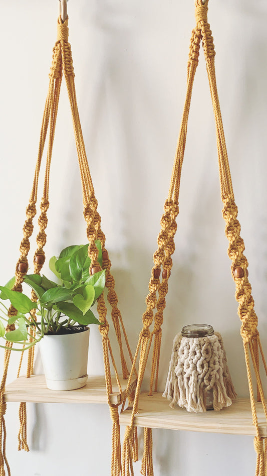 Macrame Hanging Shelf