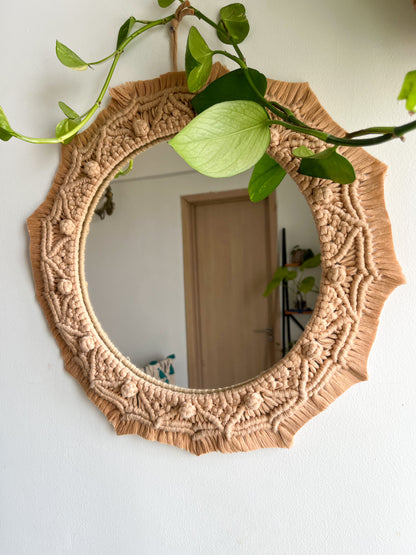 Mandala Macrame Mirror