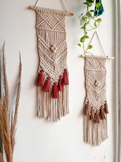 Macrame Large Tassel wall hanging