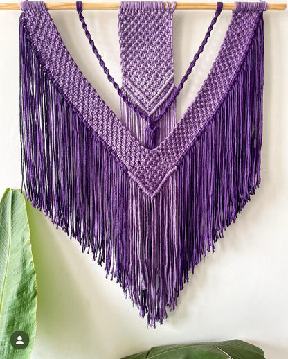 Morning Glory Macrame Wall Hanging