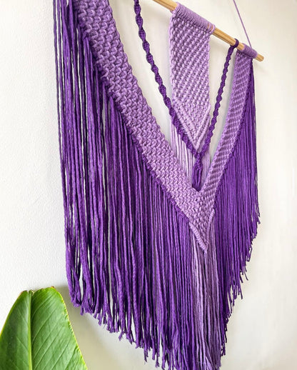 Morning Glory Macrame Wall Hanging