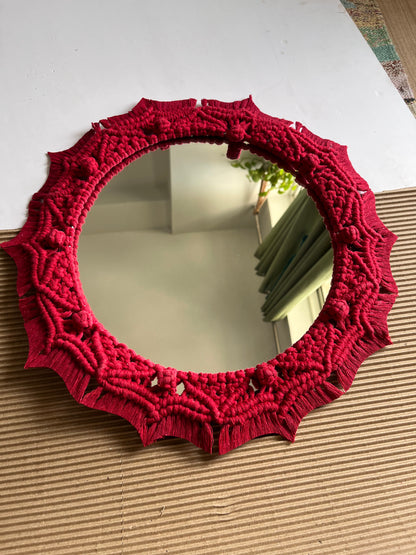 Mandala Macrame Mirror