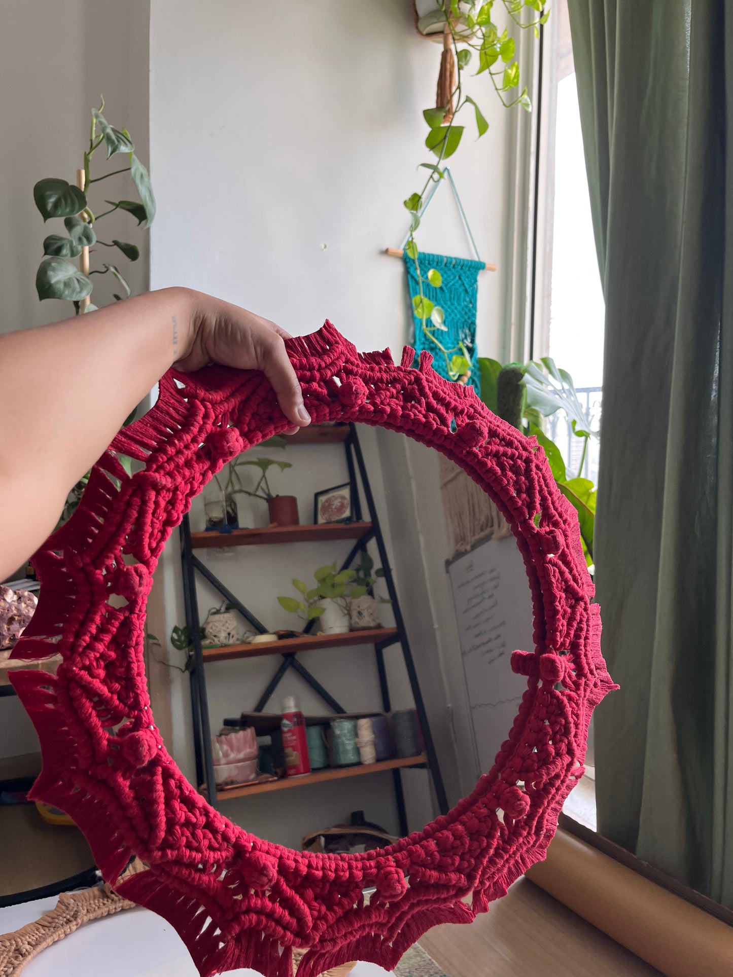 Mandala Macrame Mirror