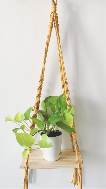 Macrame Hanging Shelf