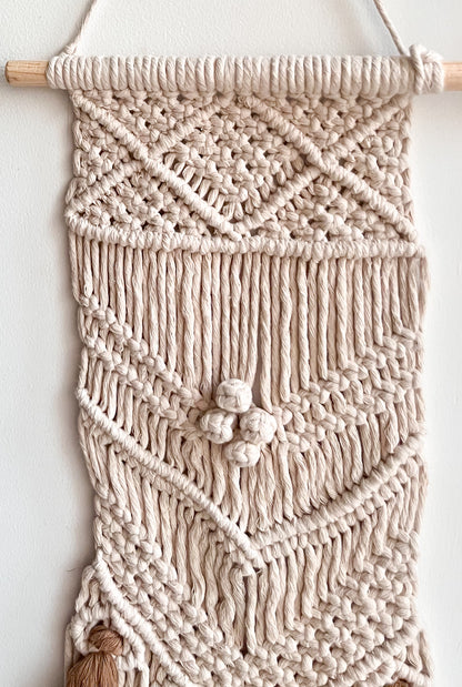 Macrame Large Tassel wall hanging