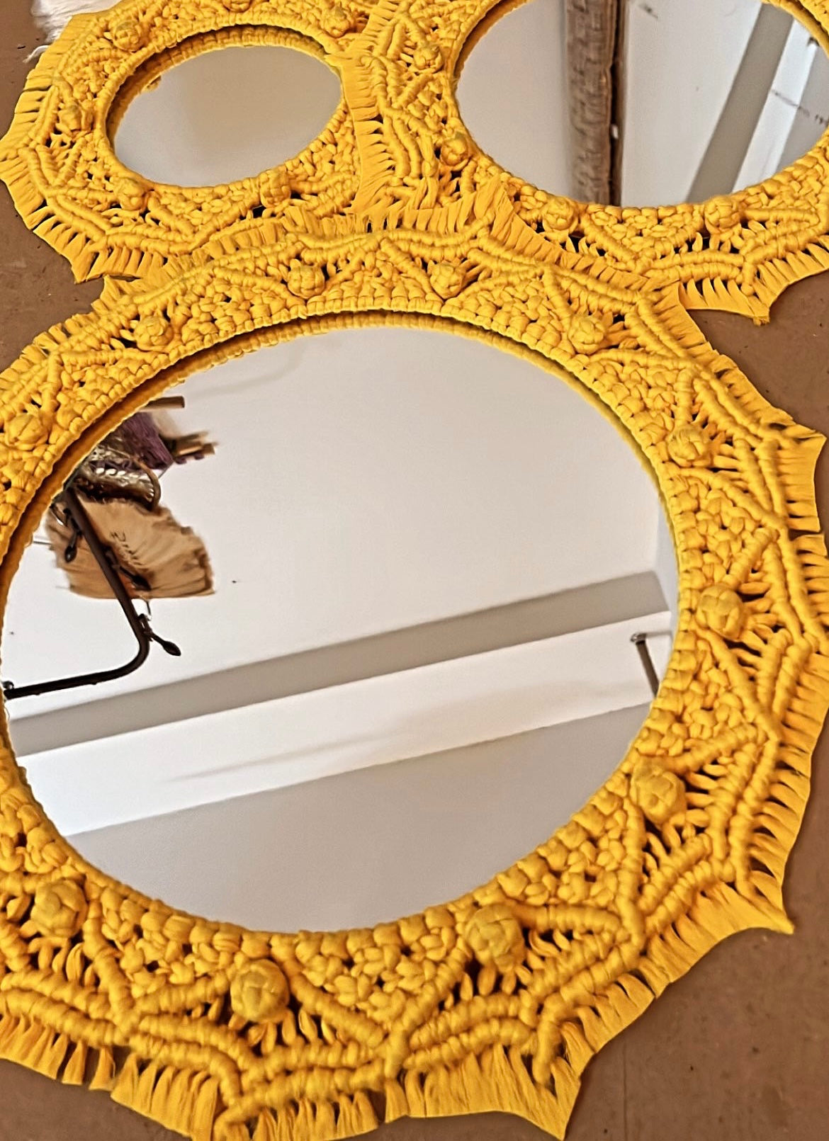 Mandala Macrame Mirror