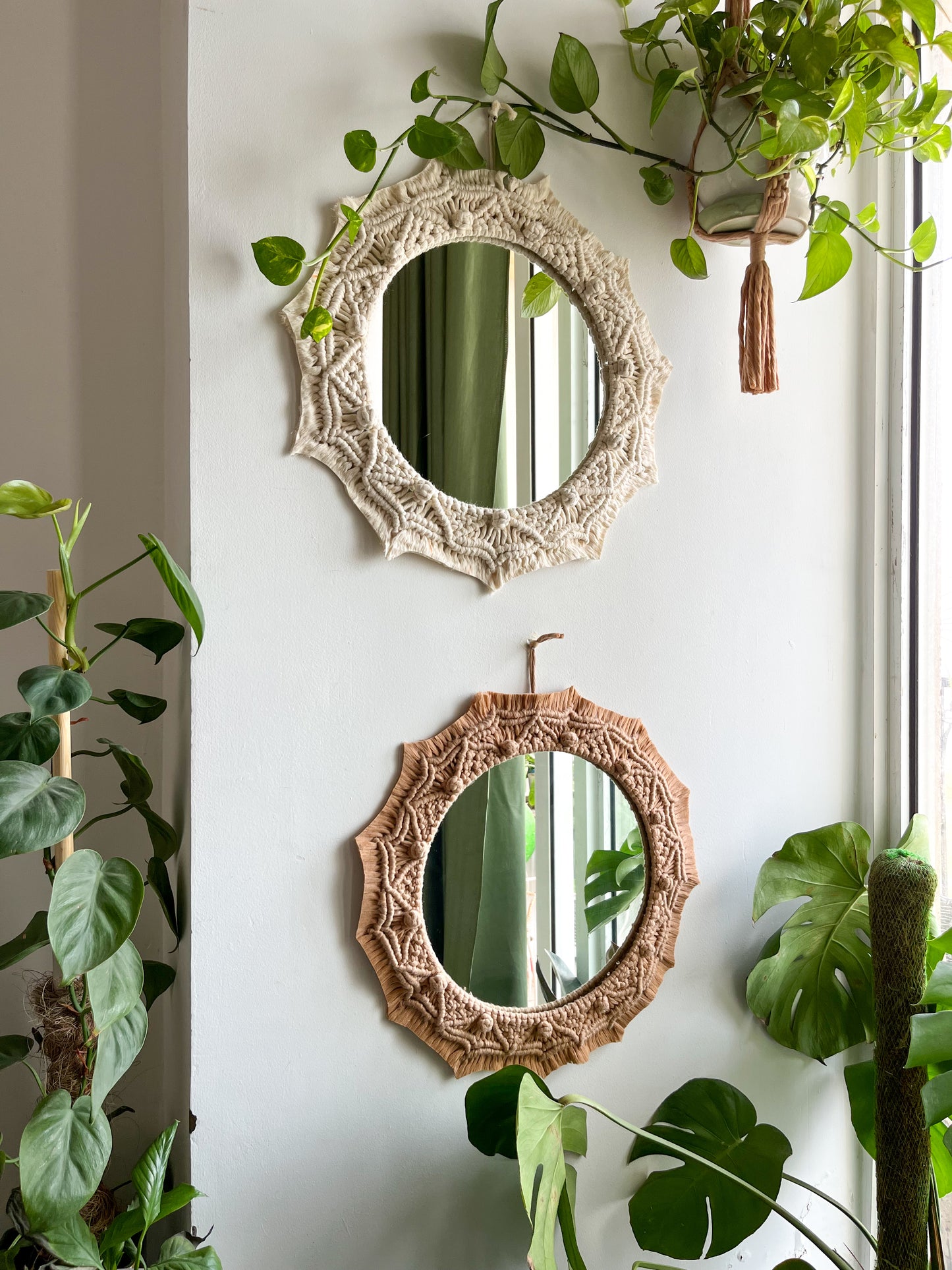 Mandala Macrame Mirror