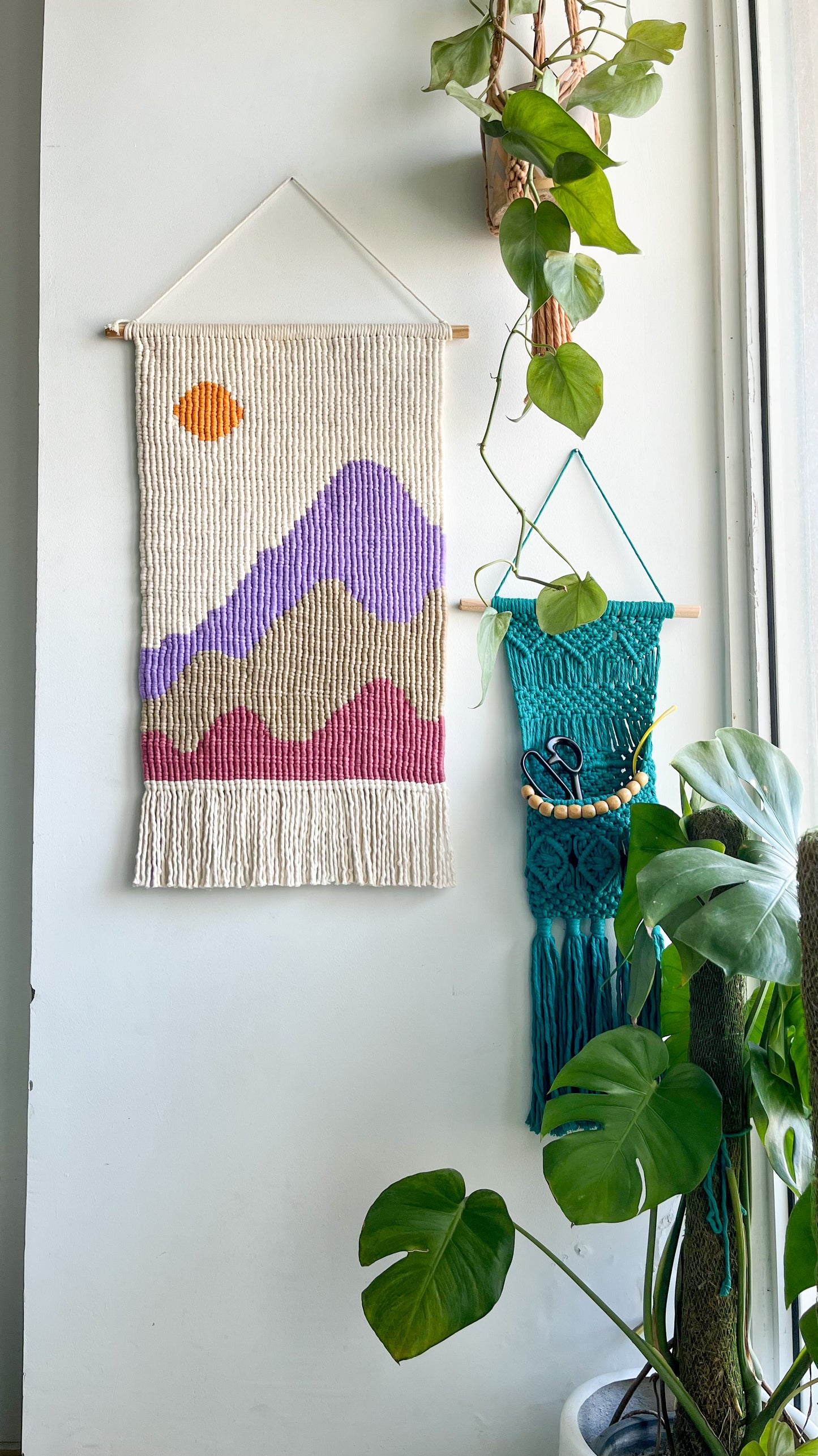 Macrame Landscape Tapestry