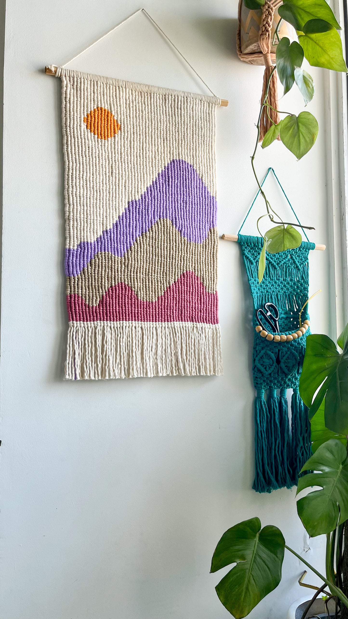 Macrame Landscape Tapestry