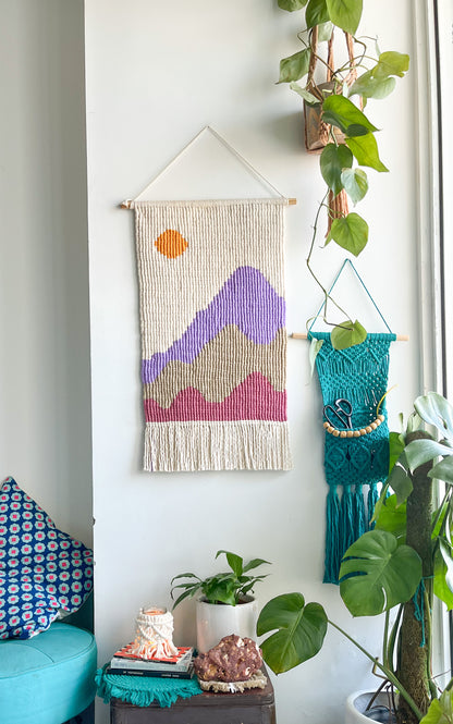 Macrame Landscape Tapestry