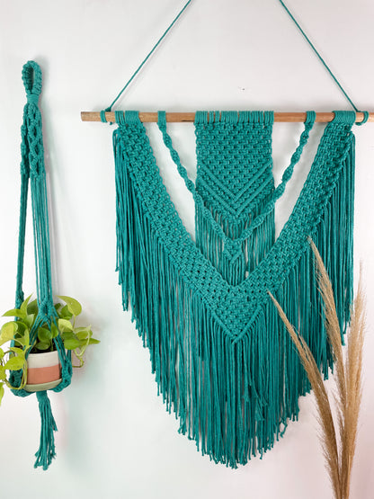 Morning Glory Macrame Wall Hanging