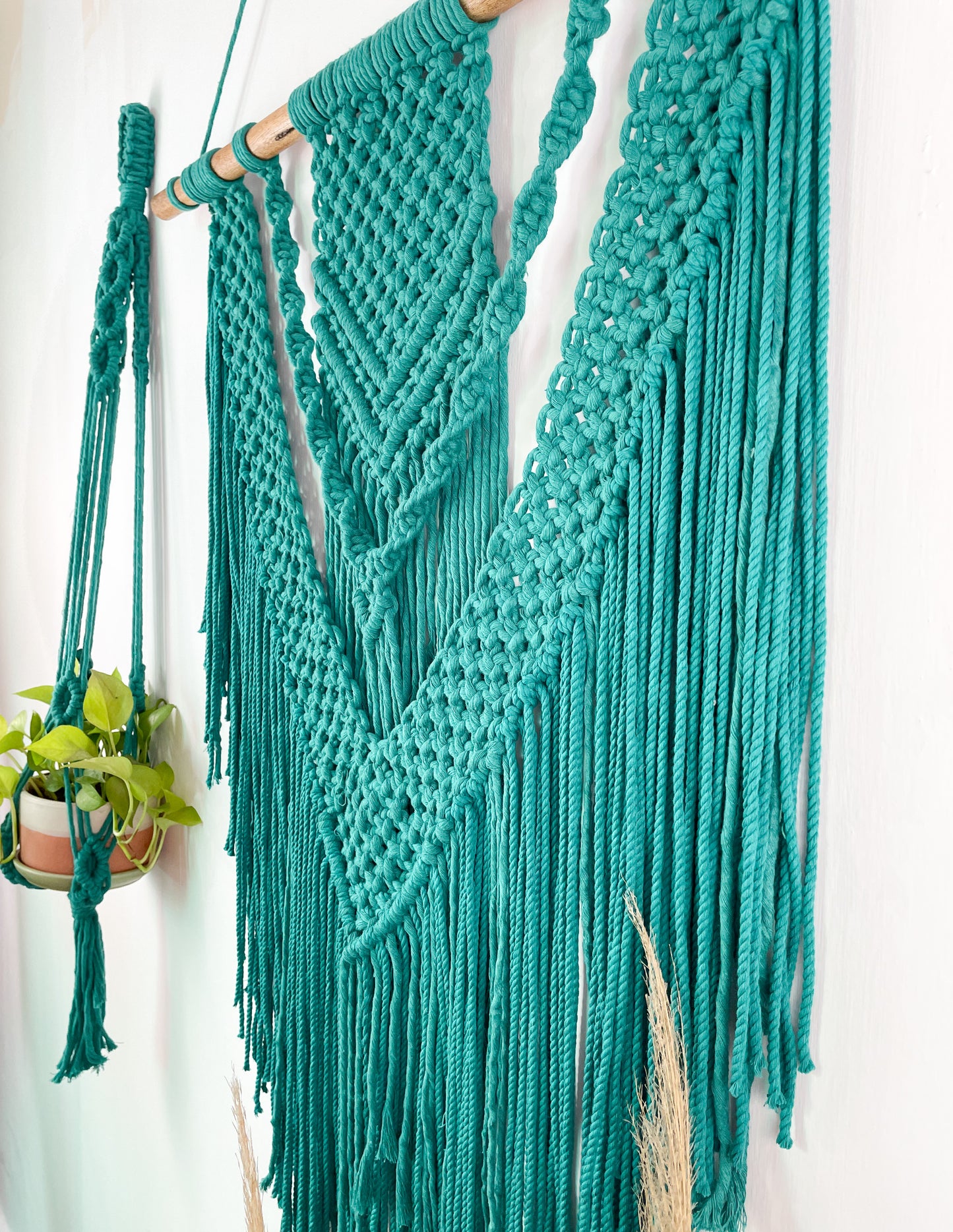 Morning Glory Macrame Wall Hanging