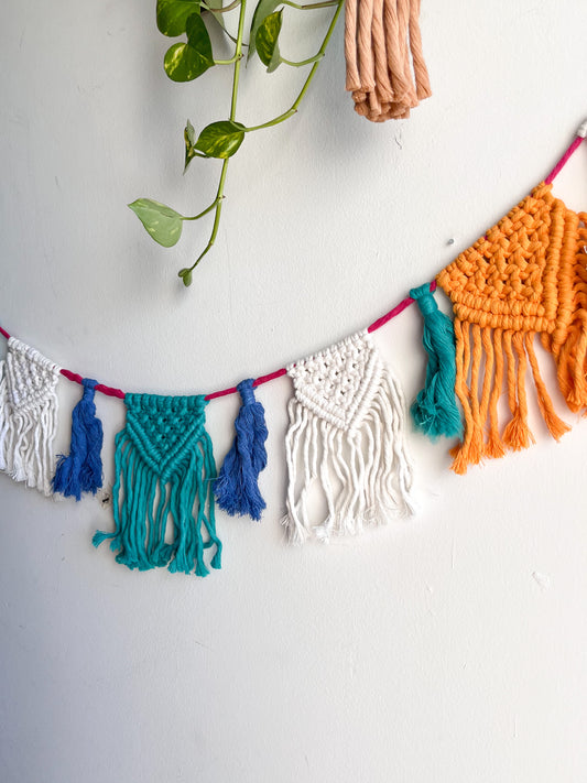 Macrame tassel garland/Bunting