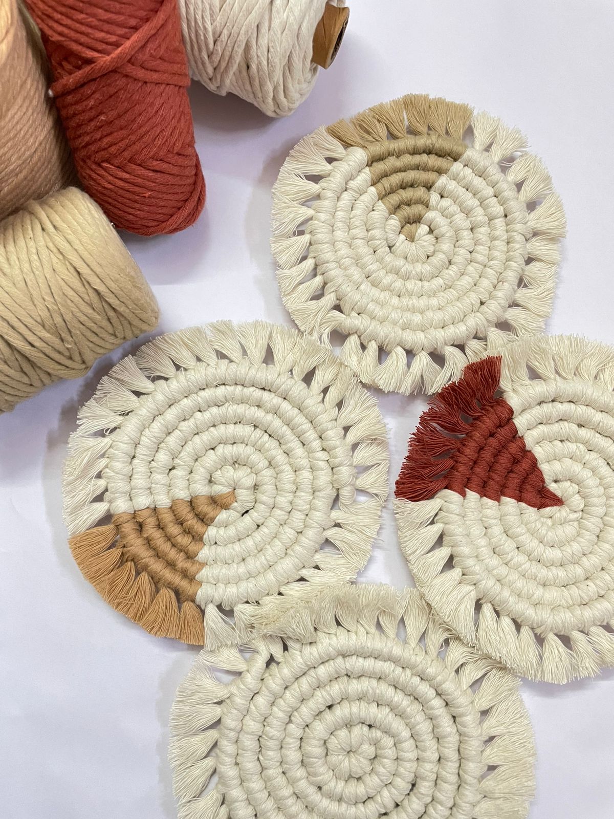 Macrame Coaster (Set of 4)