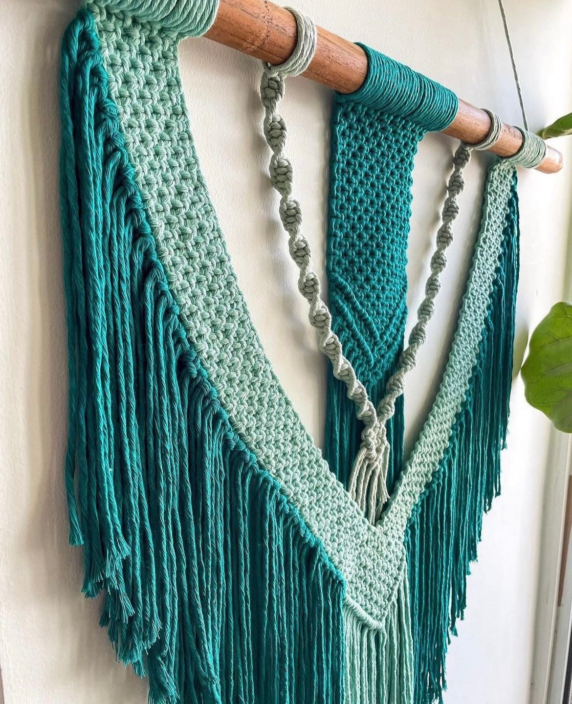 Morning Glory Macrame Wall Hanging